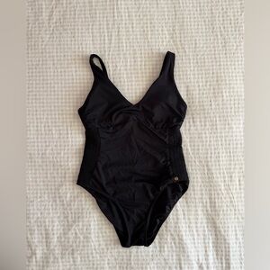 NEW La Vie En Rose Abigail Shirred Sides One Piece